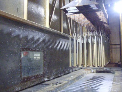 Línea de galvanizado en caliente de acero estructural